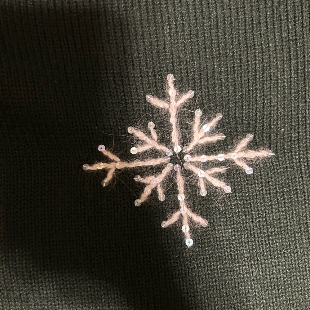 Christopher & Banks snow flake sweater - Picture 3 of 6